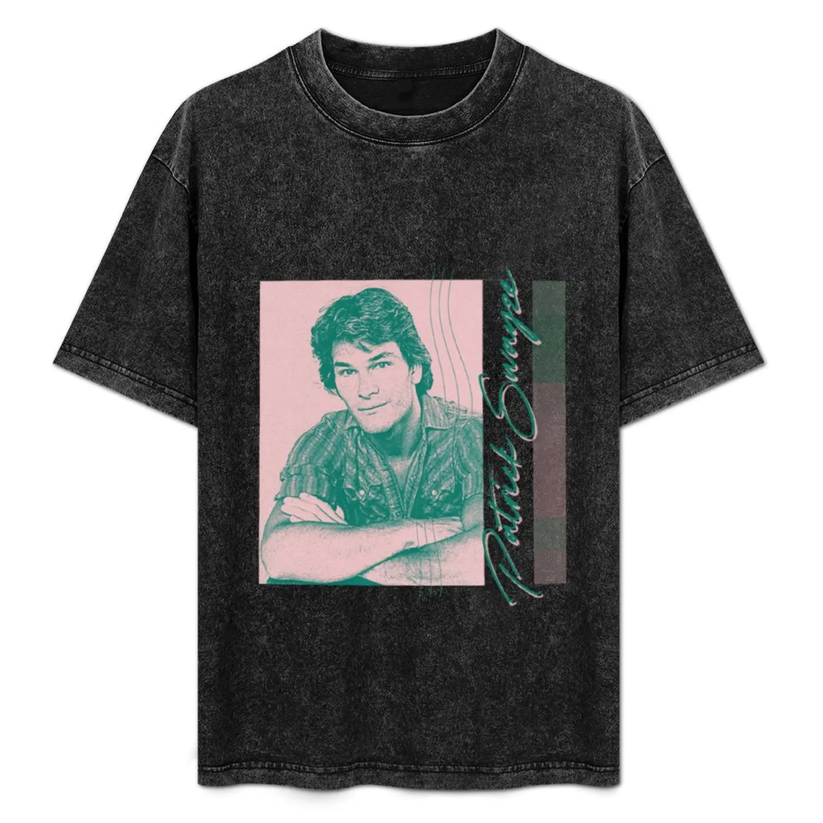

Patrick Swayze T-Shirt Casual Loose Short Sleeve Tee for Men