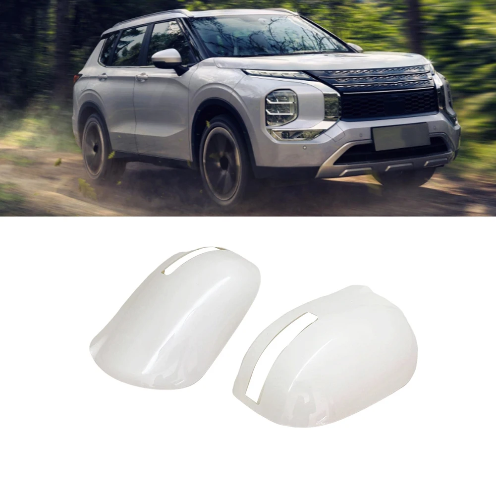 Car Side Rear View Mirror Cover Shell for Mitsubishi Outlander 2013-2018 Primer Mirror Cap 7632C647HA 7632C490HA