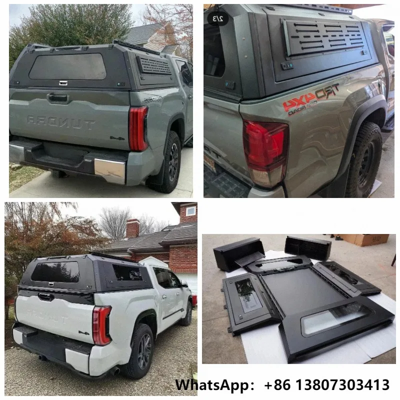 4X4 Custom-fit Pickup Truck Hardtop Canopy Waterproof Anti-rusted Pickup Truck Canopy Ute Topper Cap for GWM POER Toyota Tundra