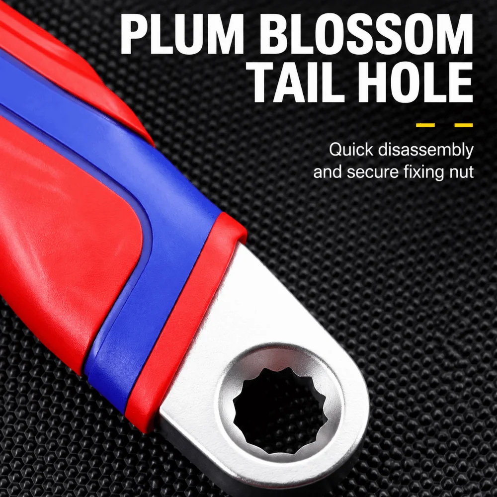 Wide Jaw Wrench Tool Thick Body Dual Use Mode Adjust Spanner Multi Spec Size Anti Slip Surface Repair Hand Set
