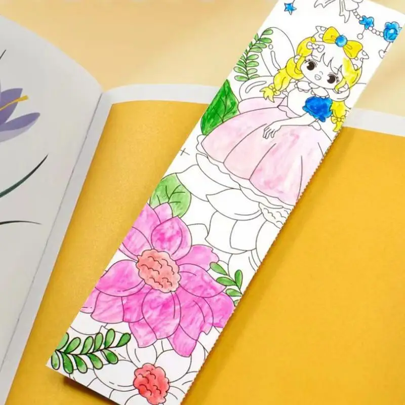 Kids Bookmark Supplies, Coloring Label, Drawing Book, Graffiti Picture, Safe for Student