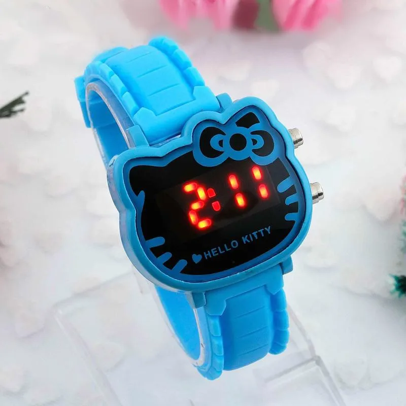 Cute Cartoon Kid Watch Simple Silicone LED Digital Watch for Boys Girls Student Casual Children Electronic Wristwatch reloj niña