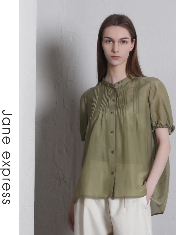 

Женская футболка Jane Expr, повседневная, свободного кроя, из смесового хлопка, универсальная, летняя, новинка, модель 4005