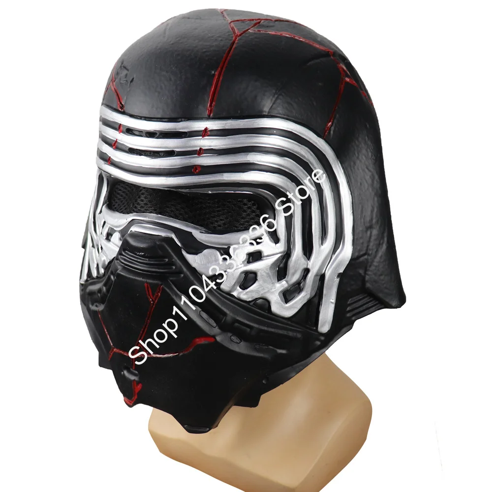 SW 제다이 기사단 카일로 렌 코스프레 의상 헬멧 마스크 포함 할로윈 가면 무도회 의상 남녀 공용 카니발 파티 의상