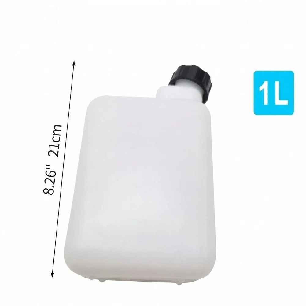 Reusable 1L Metal Mixing Bottle Designed for 2 Engine Fuel Blends with Visible Graduation Lines for 25:1 32:1 40:1 50:1
