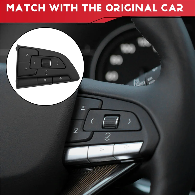 

Car Steering Wheel Cruise Control Switch Button With Heating Function 86522937 86522934 For Cadillac XT4 2019-2021