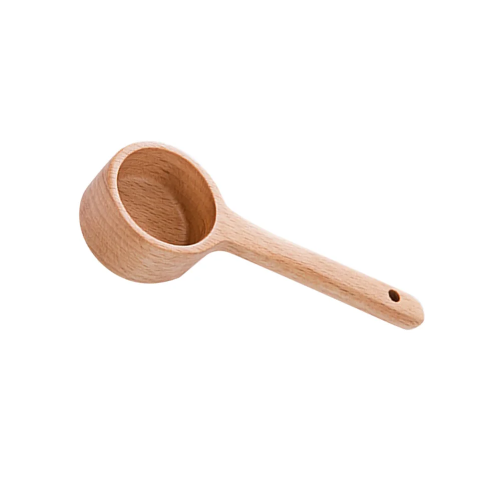 

Long Handle Natural Wooden Spoon Wood Tableware Kitchen Soup Spoon Ladle Scoop for Home Restaurant (Small Size)