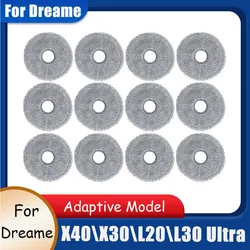 Mop Pads For Dreame X40\X30\L20 Ultra\L30 Ultra\L10s Pro\L10s Vacuum Cleaner Parts Washable Cleaning Rag Accessories Mop Cloths