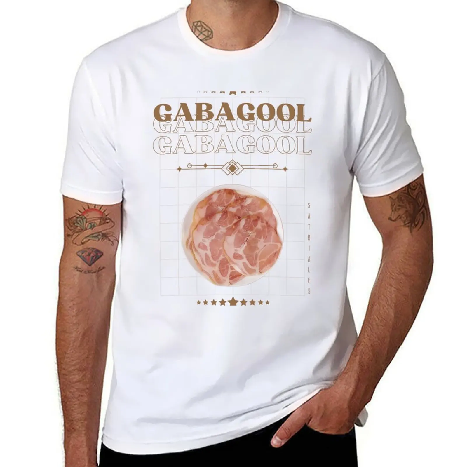 

Gabagool T-Shirt black cotton t-shirt plain for man package t shirt man casual T-Shirt