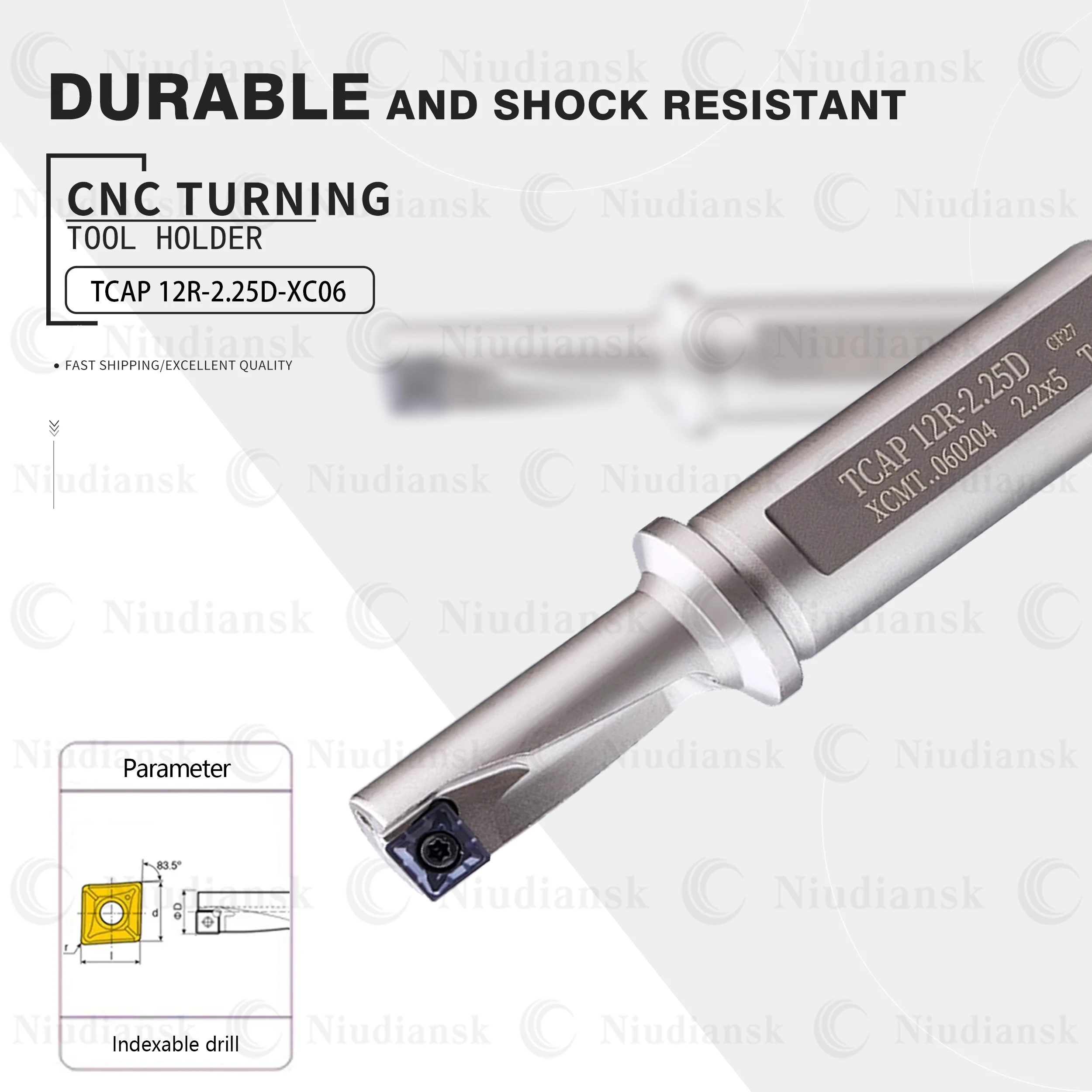 TCAP Series 08R 10R 12R 14R 16R 20R 2.25D 3.25D Drilling Turning Boring And Other Integrated Multi-purpose Drill For XCMT Blades