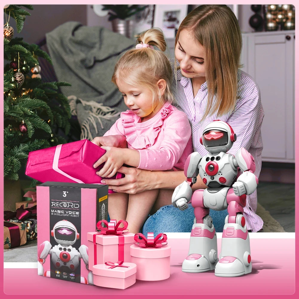 RC Robot programmazione intelligente telecomando giocattolo Robotica giocattoli elettronici per bambini rilevamento dei gesti regalo di compleanno per bambini