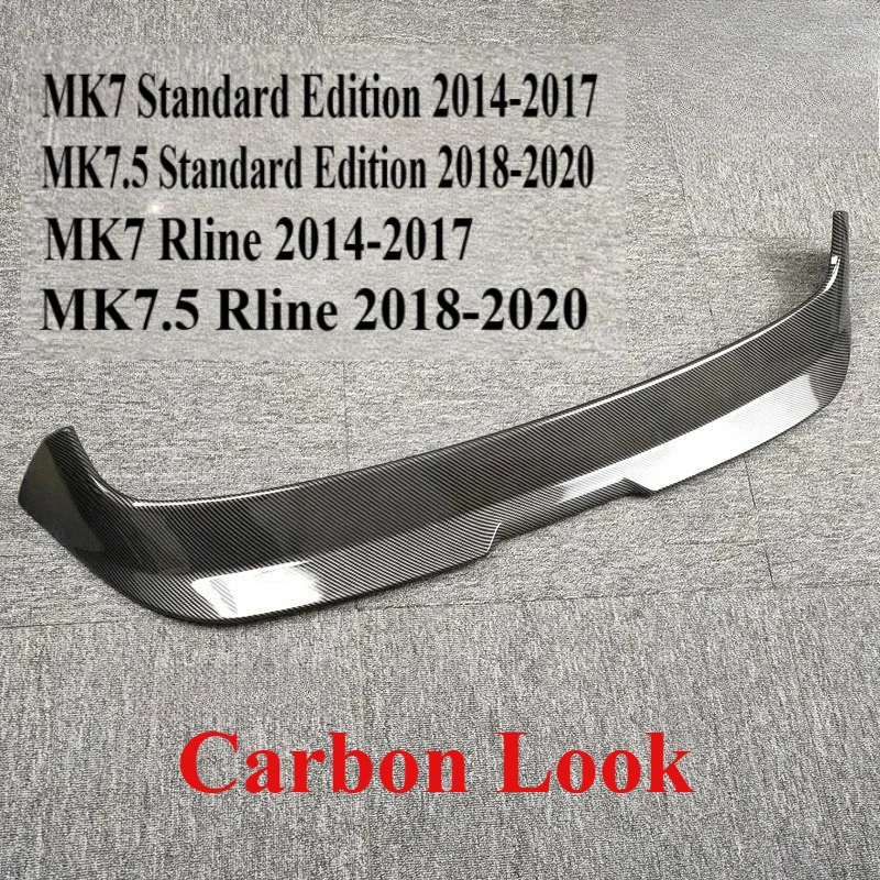 2014-2020 voor VW Golf 7 7.5 MK7 7.5 R GTI GTD GTE Rlijn Spoiler Dak Lip Staart Fin Wing Deksel guard Board Kits Tuning Accessoires