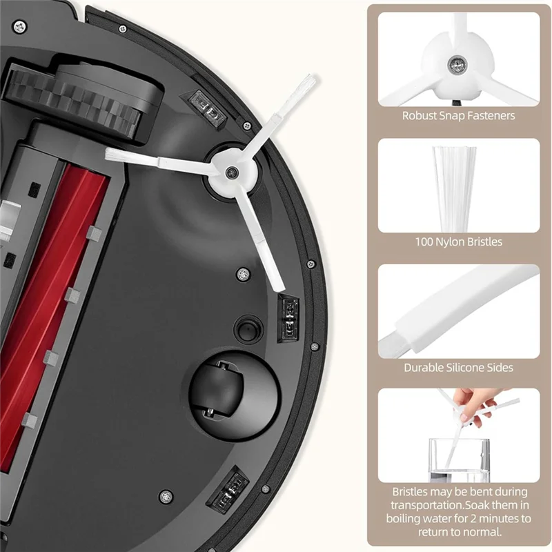 

Аксессуары GTBL для Roborock Qrevo S/Qrevo Pro/Qrevo Plus/Qrevo Maxv, запасные части для вакуумного робота