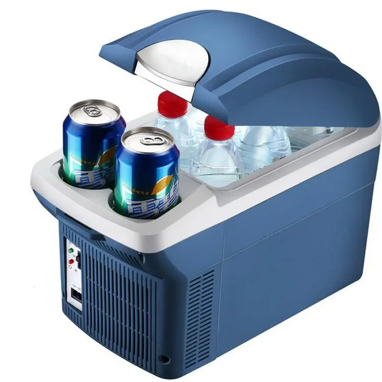 Cold and Warm Box Car Home Dual-purpose Refrigerator Household Refrigeration Refrigeration 8-liter Car Refrigerator