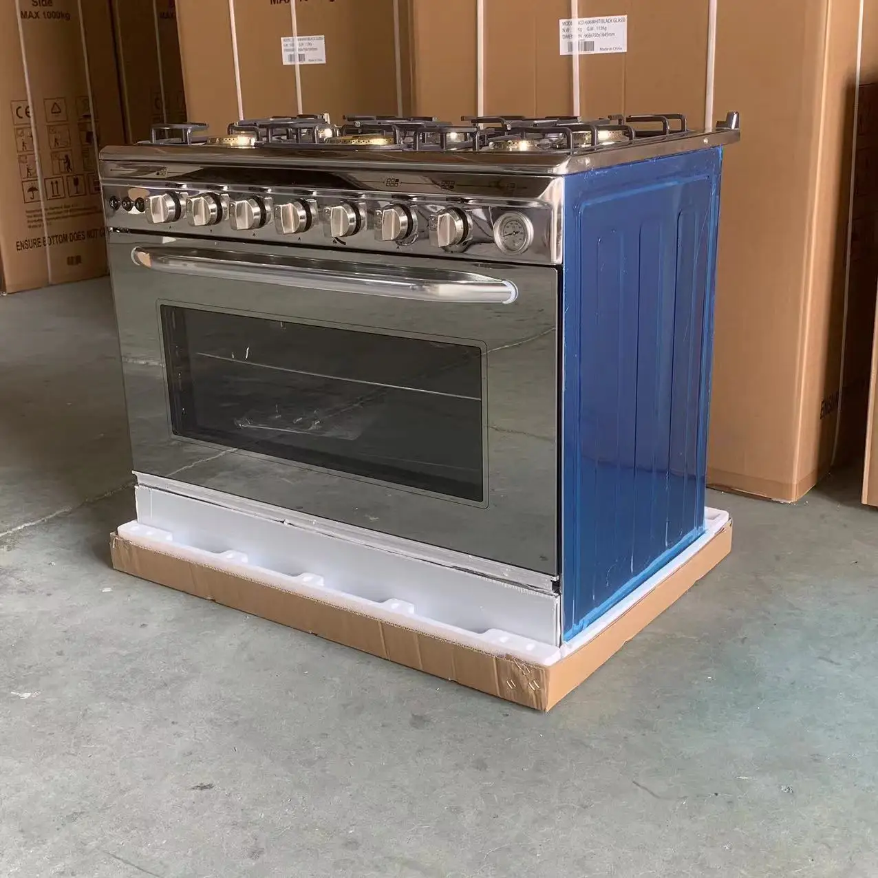 

Commercial and Household Multi-functional Upright One-piece Oven, European and British Six-gas Plus One Oven