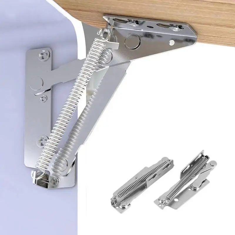 

2Pcs Folding Sofa Bed Spring Hinge 10KG 80 Degree Cabinet Door Lift Up Stay Flap Top Support Hinges Furniture Hardware Bisagra