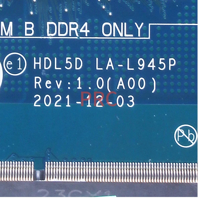 Imagem -04 - Placa-mãe Hdl5d La-l945p para Dell Dell Vostro 3425 3525 R35425u R7-5825u 0prrg1 0r9jv9 Notebook Mainboard