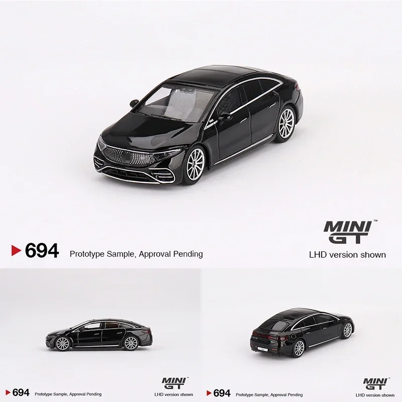 

Миниатюрная модель автомобиля из литая под давлением, модель игрушки 694 1:64 EQS 580 4matic