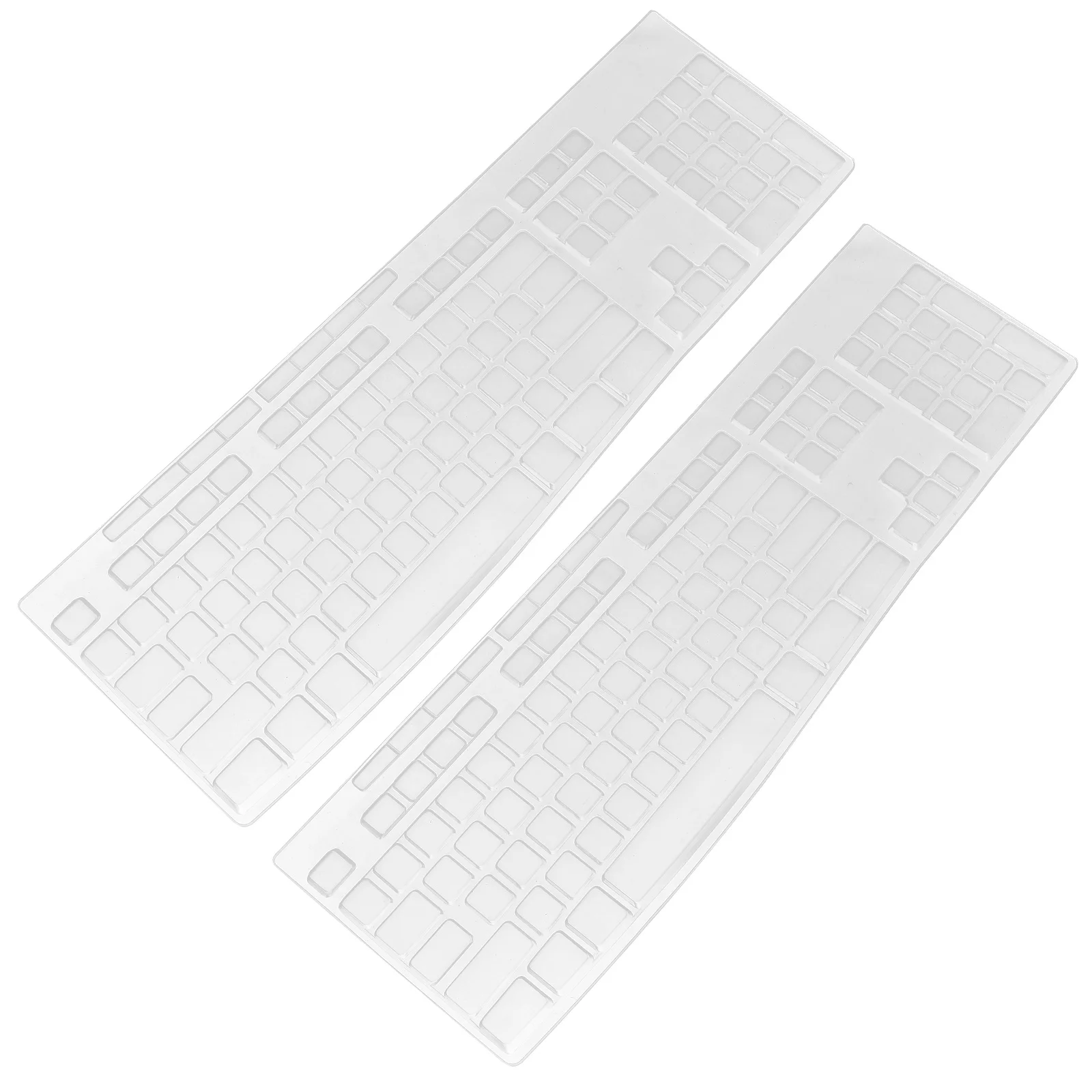 

2Pcs Keyboard Film Silicone Flexible Cover Silent Waterproof Dustproof Protective Keyboard Cover Compatible for Mk270