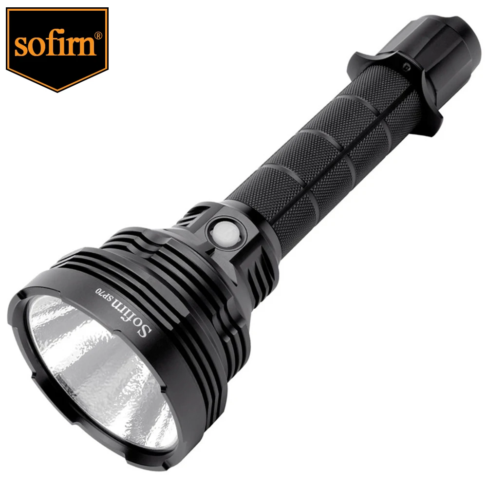 sofirn lanterna led ultra brilhante sp70 alta potencia 5500lm tatico luz 18650 xhp702 ramping de grupos atr 26650 01