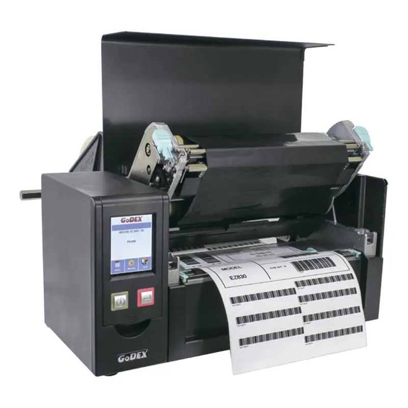 Godex HD830i impresora de código de barras de etiquetas de gran formato Industrial de 8 pulgadas de ancho 300dpi transferencia térmica de escritorio/impresora térmica directa
