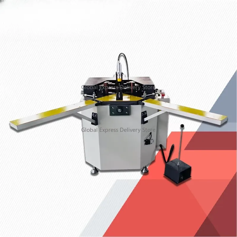 

Angle Type Cnc Angular Auto Key Cutting Corner Crimping Machine Glass Machine Supplier 500 Profile Aluminum Provided Aluminum