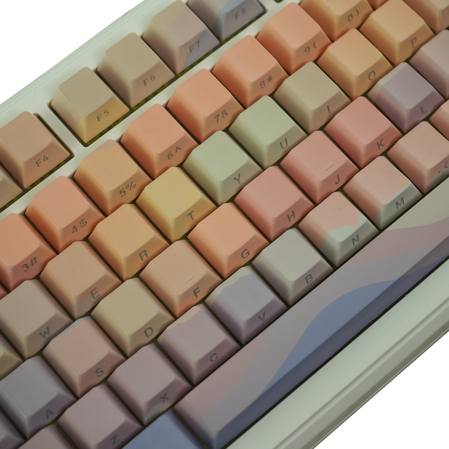 Imagem -03 - Side Backlit Double-shot Keycap Dopamina Cherry Perfil Keycaps Pbt Keycaps Interruptor mx Npkc 137 Teclas