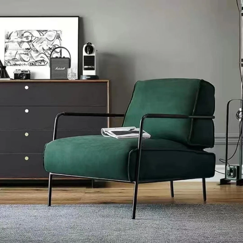 

Nordic sofa chair, light luxury chair, modern living room leisure chair