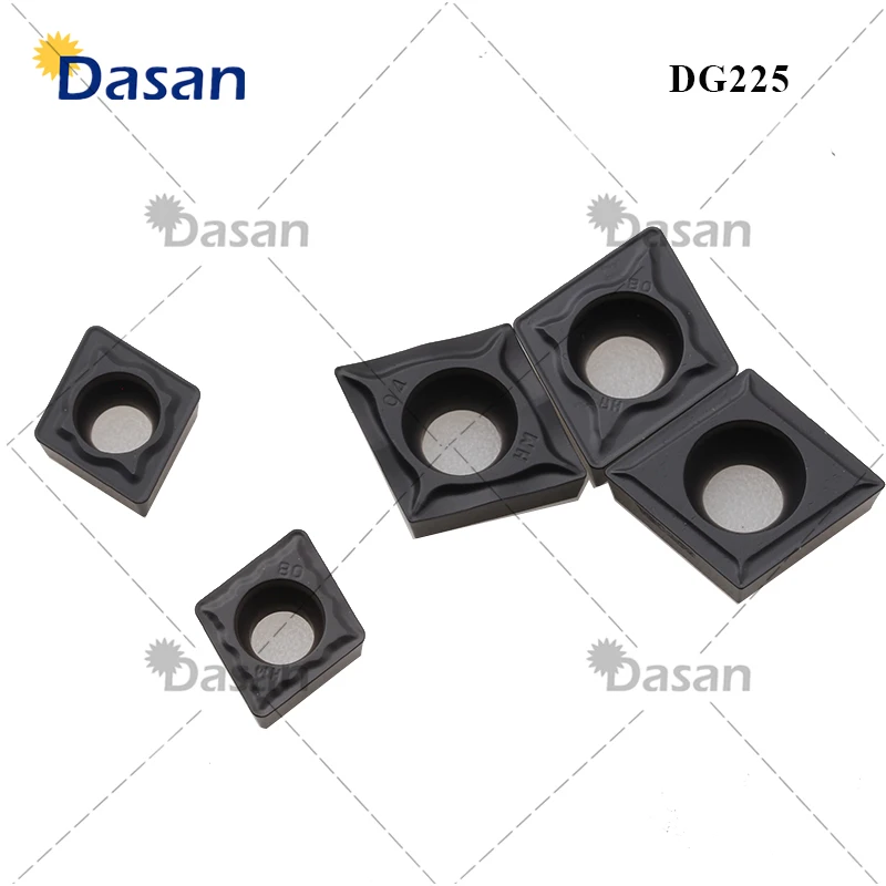 CCMT060204 HM CCMT09T304 53 CCMT120408 HR كربيد إدراج نوعية جيدة شفرة داسان DG215 آلة خرط تعمل بالتحكم الرقمي بواسطة الحاسوب القاطع تحول أداة للصلب