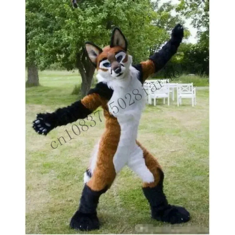 High Quality Long Haired Tiger Mascot Clothing, Simulation Fox Acting CMM501