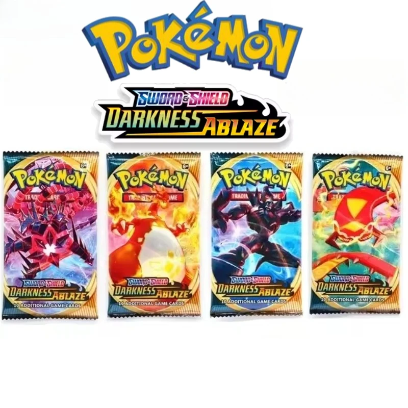 Tarjeta de Pokémon francesa, 360 Uds., chispas de vertido, llamas de obsidiana, estrellas brillantes, origen perdido, refuerzo de Pokémon, tarjetas de transacción de batalla