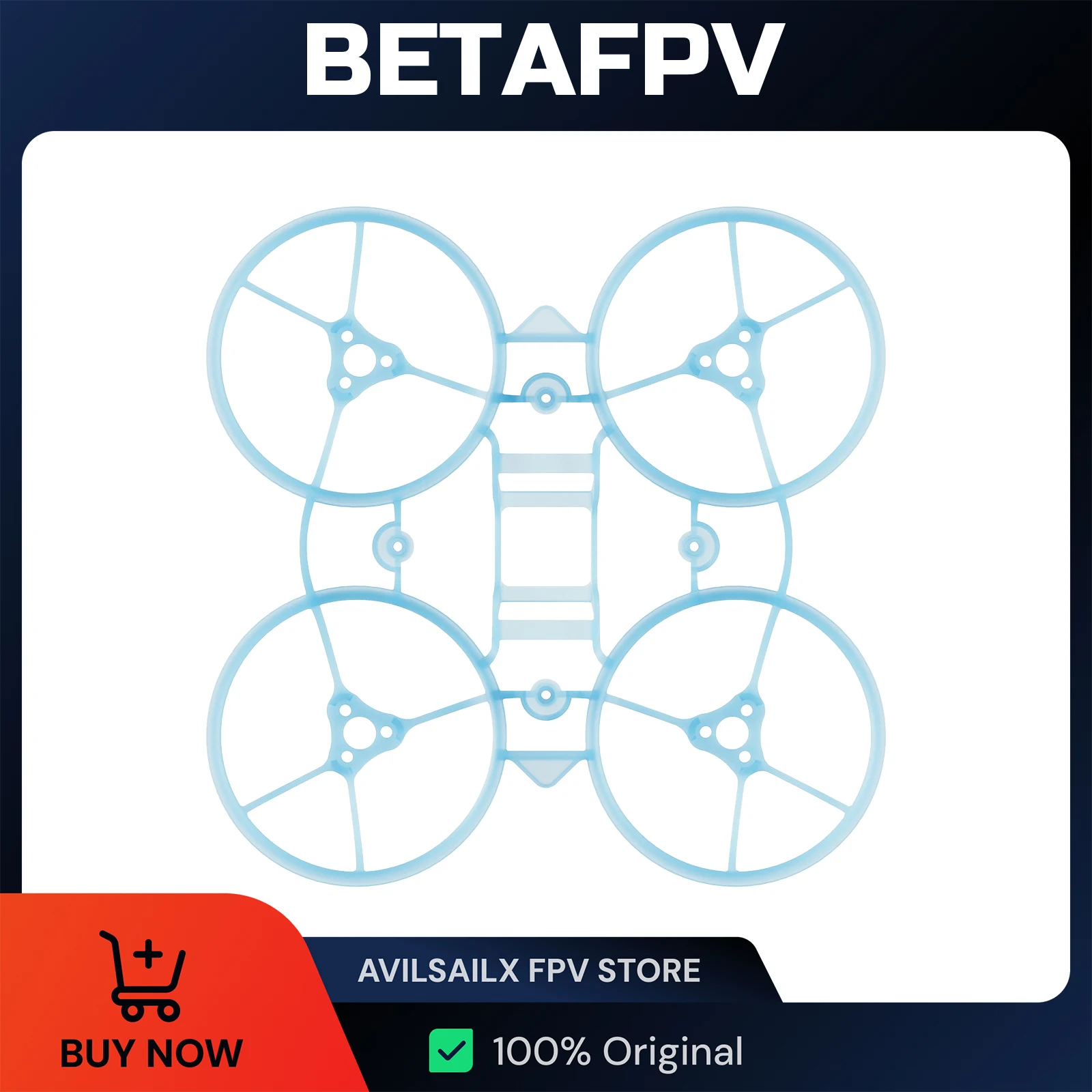 

BETAFPV Air65 II 65mm Brushless Whoop Frame | Replacement Parts for Indoor FPV Racing Tiny Whoop Drone​
