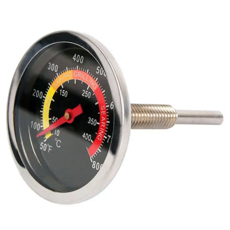 52mm 10℃-400℃ Kitchen Cooking Thermometer Meat Food Temperature Test Meter for Oven BBQ Grill with Probe Heat Barbecue