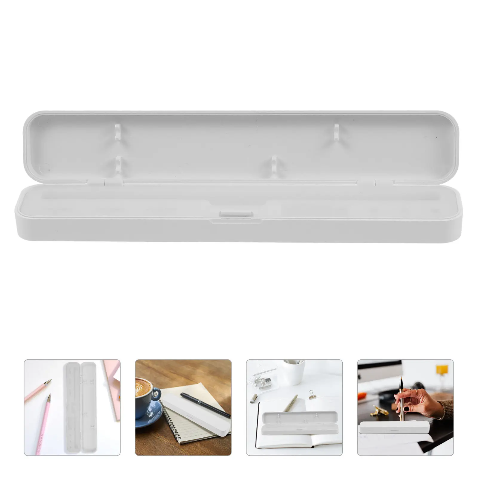 

Lightweight Silicone Stylus Organizer Box Capacitive Pen Storage Case Stylus Pen Protector with Adapter Cap