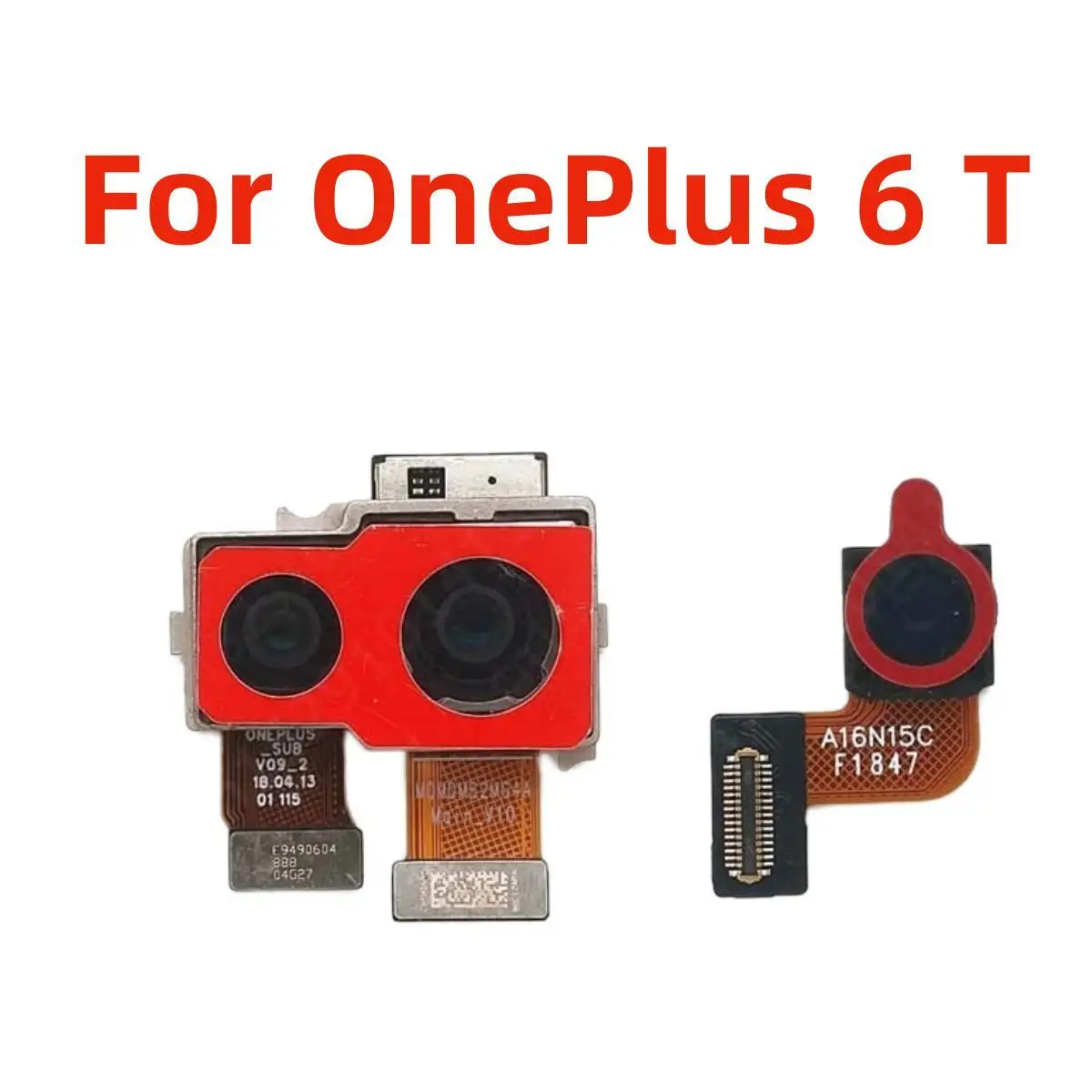 Оригинальная задняя передняя камера для OnePlus 6 T селфи модуль задней камеры гибкий ремонт запасной
