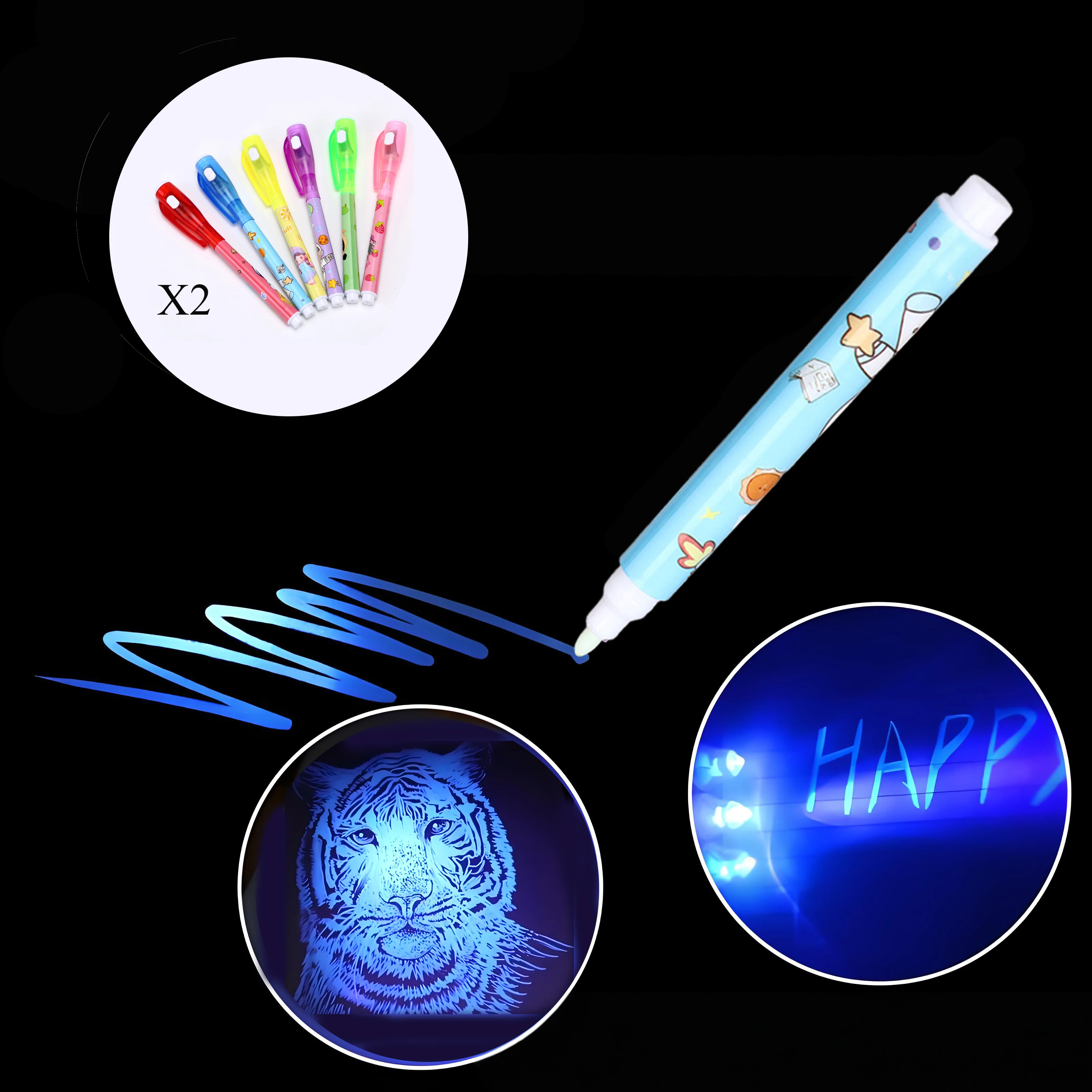 

Magic UV Invisible Pen 12pcs