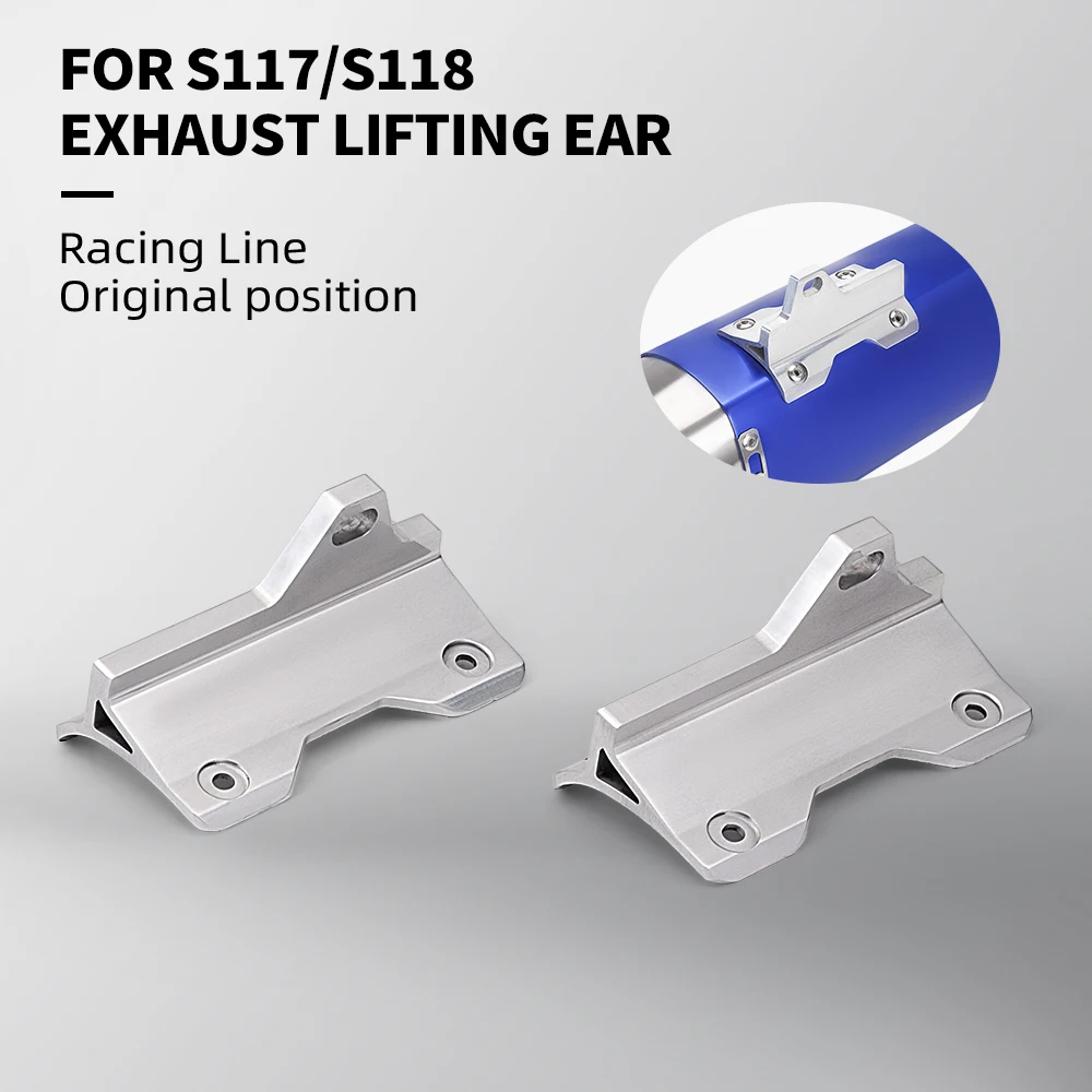 

Aluminum Alloy Motorcycle Exhaust Pipe Bracket Clamp Rivet Fitting Bracket for S117 S118 Motorcycle Exhaust Mufflers