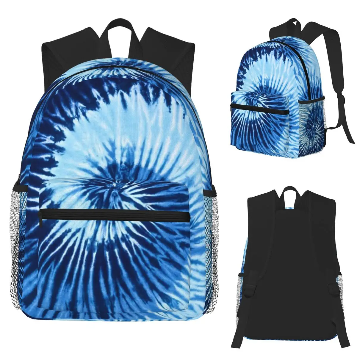 

Tie-dye Colorful Student Backpack School Bag Hiking Travel Daypack for Boys Girls Fashion Bookbag Shoulder Bags