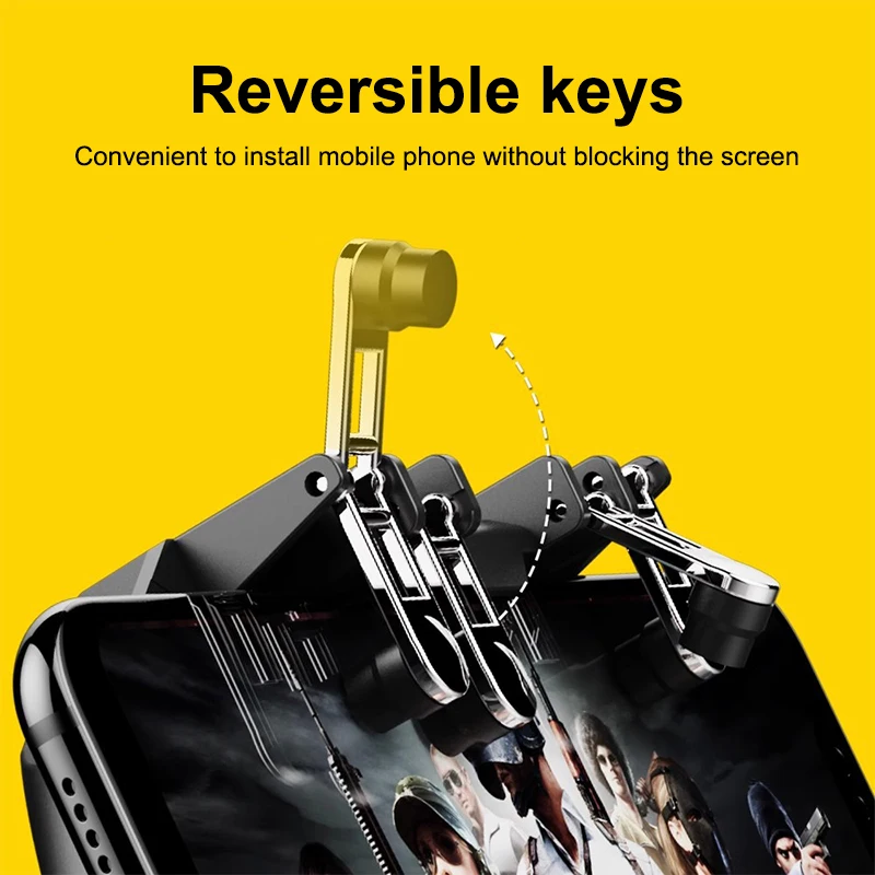 PUBG Controller Control For Phone Gamepad Joystick Trigger Free Fire Mobile Game Pad Pupg Hand Cellphone Gaming Controllers