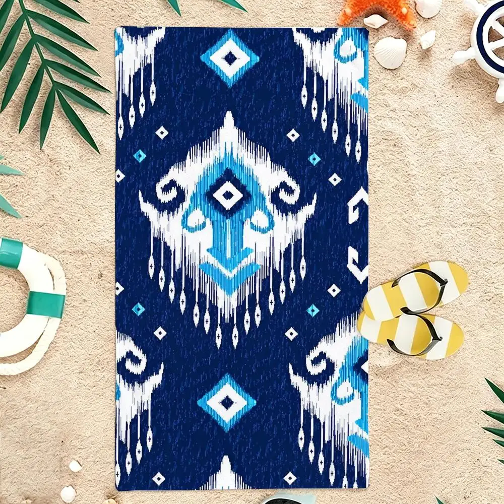 Retro Russian shading Towel Microfiber soft Beach Towel for Travel Fitness Sauna Bathing Camping