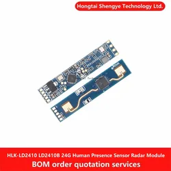 HLK-LD2410 HLK LD2410B 24G Human Presence Sensor Radar Door Magnetic Window DIY Bluetooth APP Adjustment Parameter 6 meters