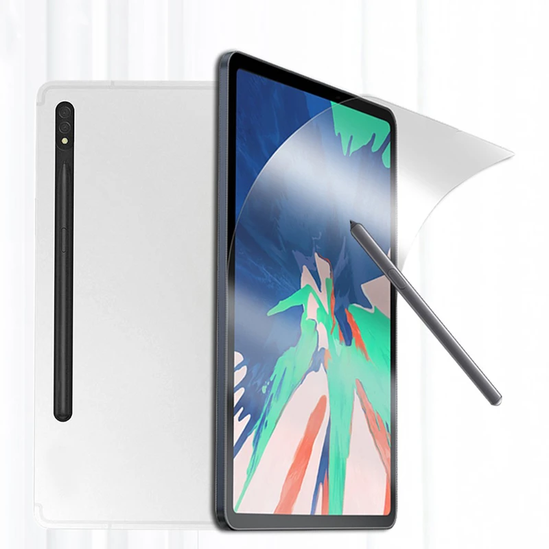 Papier Gevoel Film Voor Samsung Galaxy Tab S7 + S8 Plus Papier Als Film Soft Screen Protector Voor S8Ultra S7Plus 12.4 "14.6'' 2022