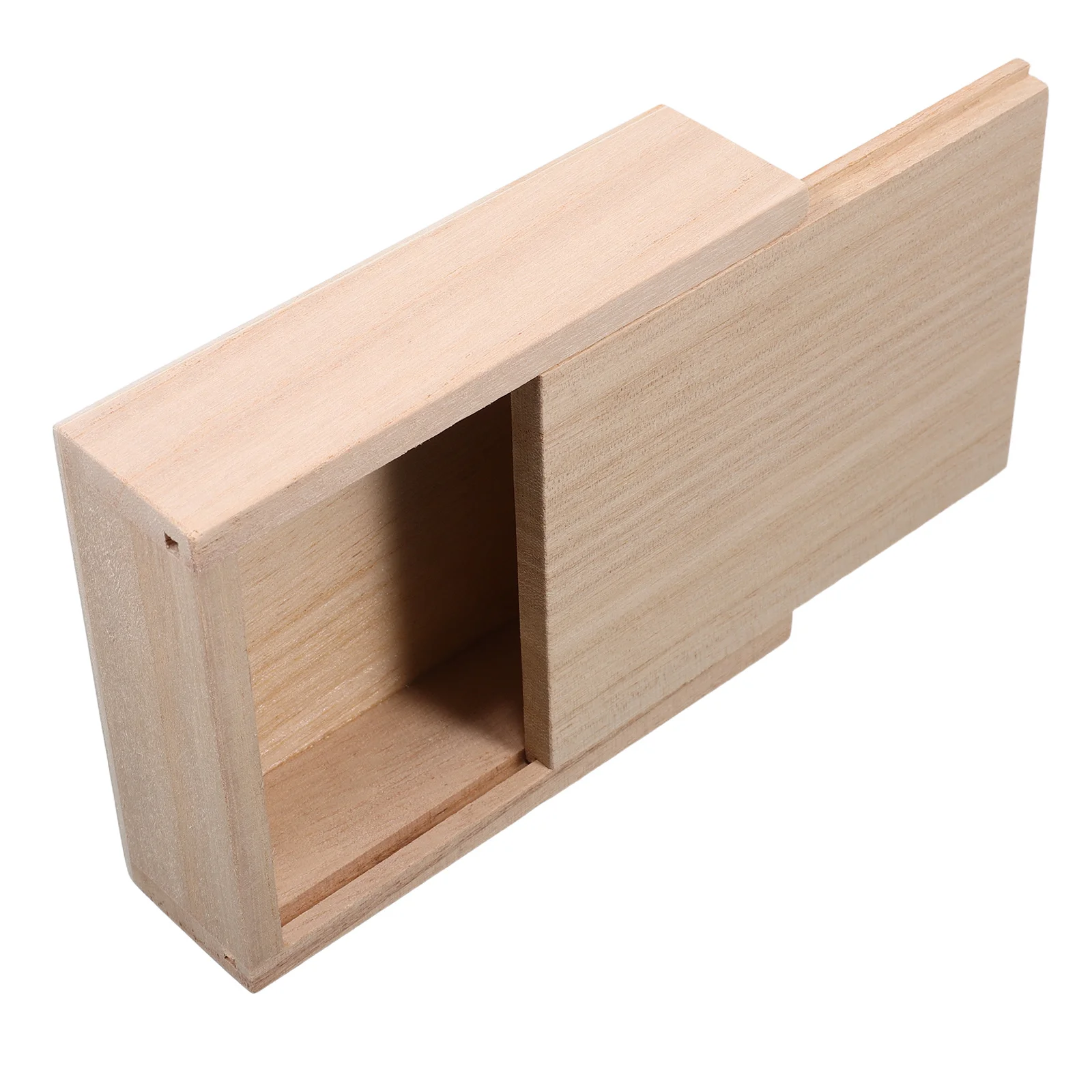 

Wooden Bait Box 9.5X7.5X2 Cm Slide Lid Live Worm Container Compact Portable Fishing Storage Case For Carp Coarse Ice