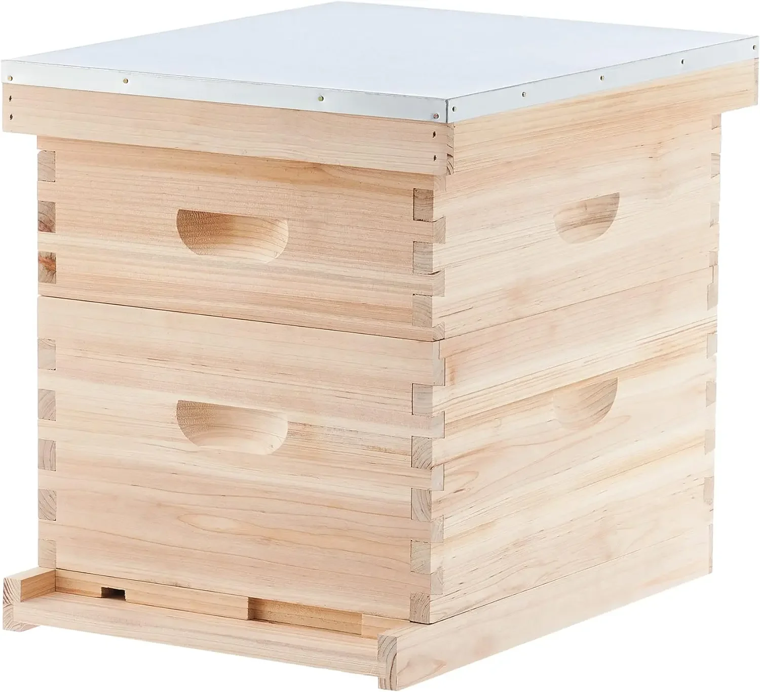 10 Frame Langstroth Beehive Bee Keeping Starter Kit Super Bee Brood Box 2 Layers Complete Bee Hive Kit Beehive