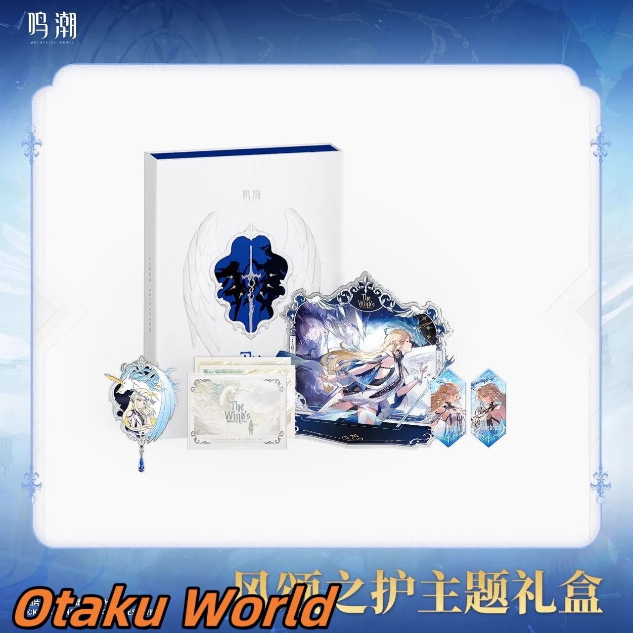 

Cartethyia Rover Badge Mirror transparent standing sign Polaroid Original Kurogame Wuthering Wave Cartethyia Role Play Costume