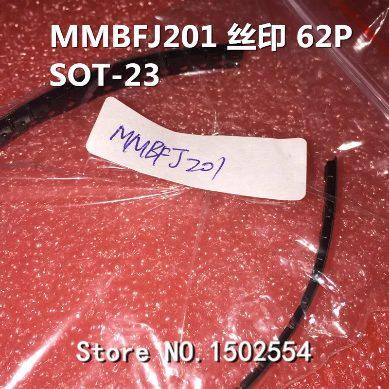 10PCS/LOT New MMBFJ201 SOT23-3 62P G2P Screen Printing FET N Groove