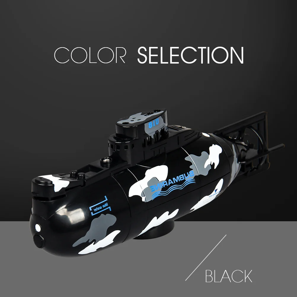 

Black Shark Submarine Water Tube Toy Electric Diving Boat Pond with Camera Remote Control Ship Functioning Child