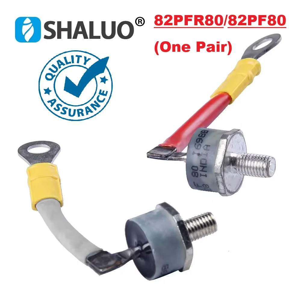 One Pair Leroy Somer Generator Retifier Diode Blue Positive 82PF80 I699B Red Negative 82PFR80 I698B One Pair 80A Current