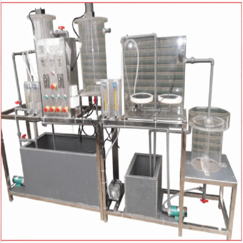 Plexiglass sewage treatment integrated box