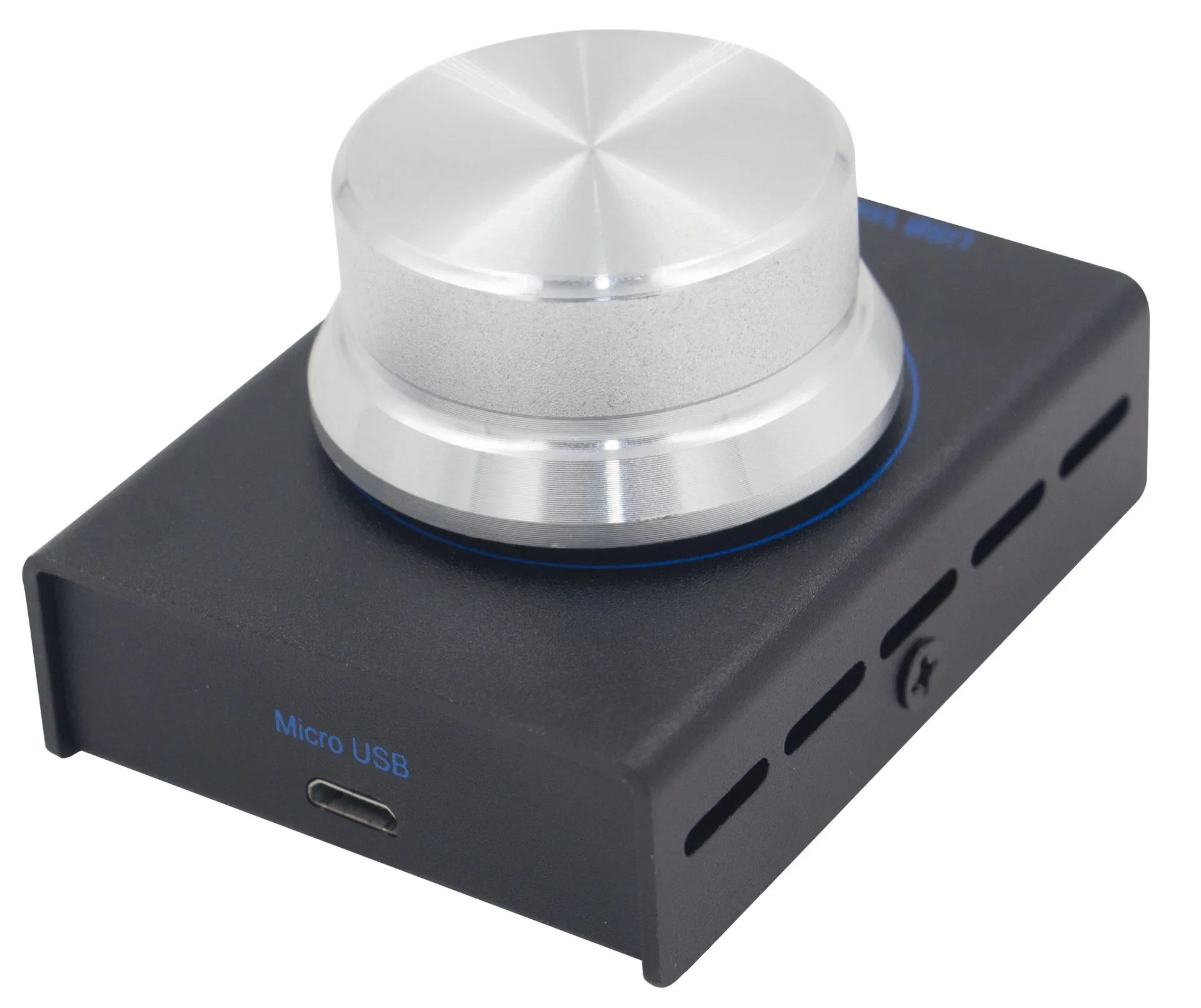 Usb Volume Control, Lossless Pc Computer Speaker O Volume Controller Knob, Adjuster Digital Control with One Key Mute Functi